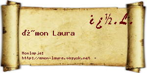 Ámon Laura névjegykártya