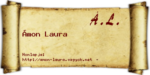 Ámon Laura névjegykártya